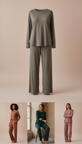 Soft Jersey Lounge Set Inclusive Sizing