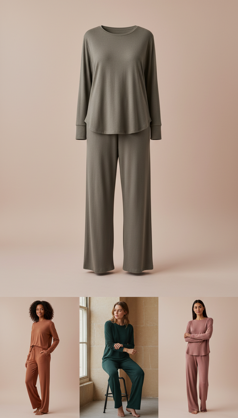 Soft Jersey Lounge Set Inclusive Sizing